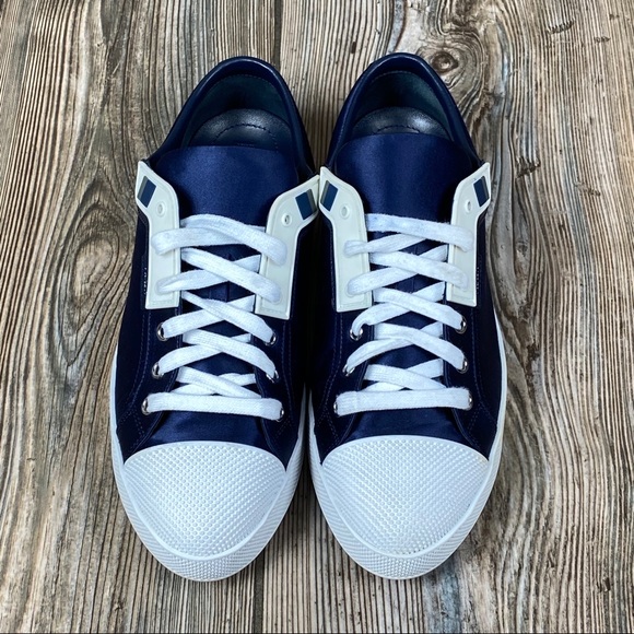 COPY - Prada Satin Low Top Textured Cap Platform Sneakers - Picture 5 of 14